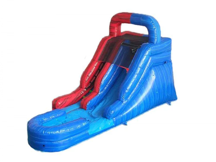 12' Red Blue, Fire and Ice slide