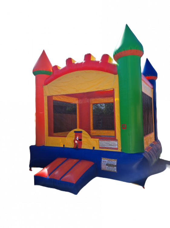 Fun Multicolor Bounce House Castle